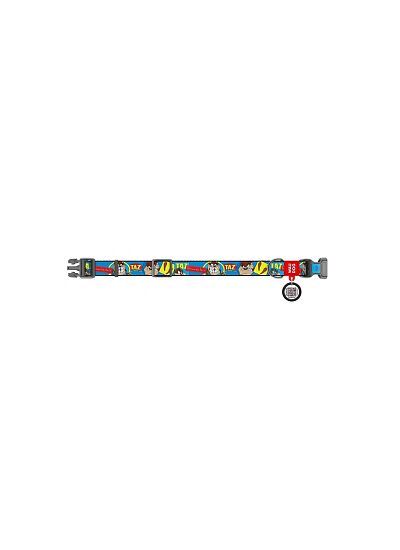 Wau Dog Περιλαίμιο με Smart ID & Πλαστικό Κούμπωμα   Looney 8 (25mm x 31 49cm)