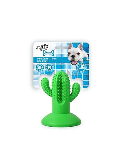 AFP Παιχνίδι Σκύλου Οδοντικής Φροντίδας Dental Cactus   Πράσινο/Large