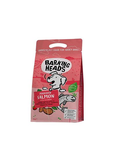 Barking Heads Grain Free Adult All Breeds Pooched Salmon 12Kg