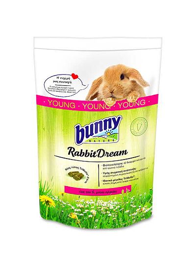 Bunny Nature Πλήρης Τροφή Κουνελιού Rabbit Dream Young 1,5Κg