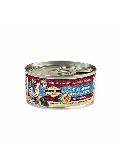 Carnilove Κονσέρβα Γάτας Cat Adult Turkey & Salmon 100gr