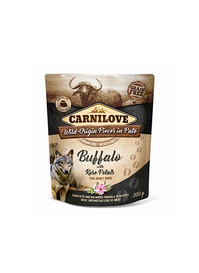 Carnilove Σκύλος Φακελάκι Buffalo with Rose Petals 300gr