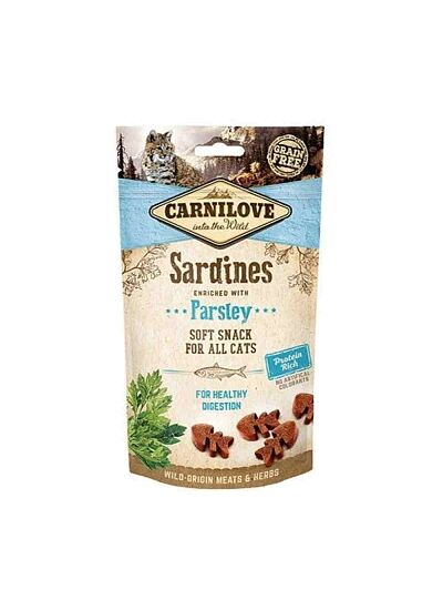 Carnilove Soft Snack Γάτας Sardines with Parsley 50gr