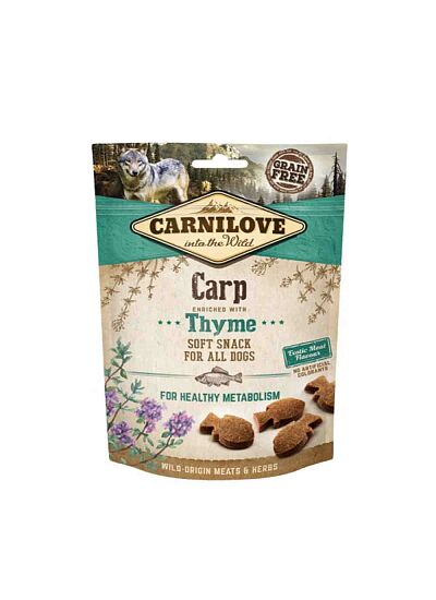 Carnilove Soft Snack Σκύλου Carp with Thyme 200gr