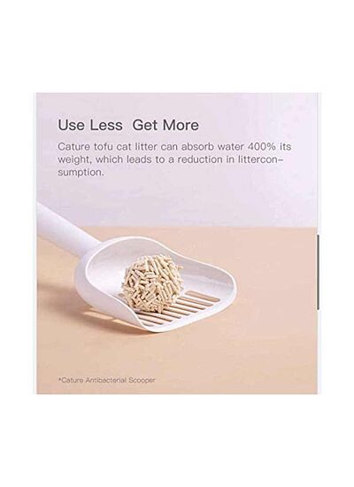 Cature Tofu Clumping Cat Litter Green Tea Scent Βιοδιασπώμενο Υπόστρωμα Υγιεινής για Γάτες 18Lt (7,2Kg)