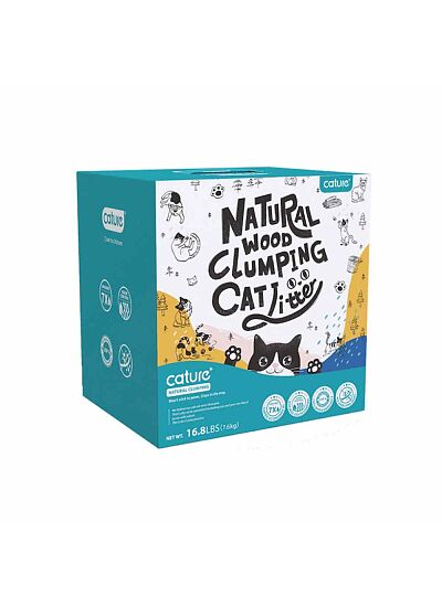 Cature Smart Pellet Βιοδιασπώμενο Υπόστρωμα Υγιεινής για Γάτες 20L (8Kg)