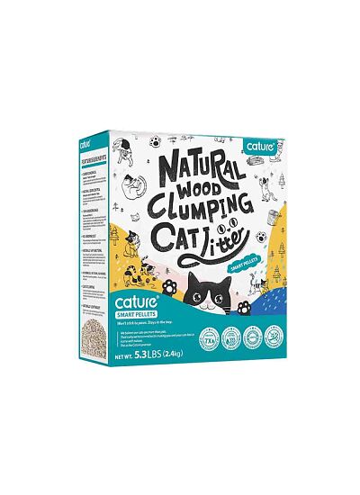 Cature Smart Pellet Βιοδιασπώμενο Υπόστρωμα Υγιεινής για Γάτες 6L (2,4Kg)