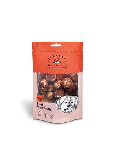 Celebrate Freshness Beef Meatballs Λιχουδιές για Σκύλους 100gr