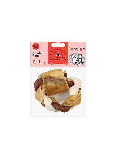Celebrate Freshness Braided Ring Λιχουδιά για Σκύλους 120gr