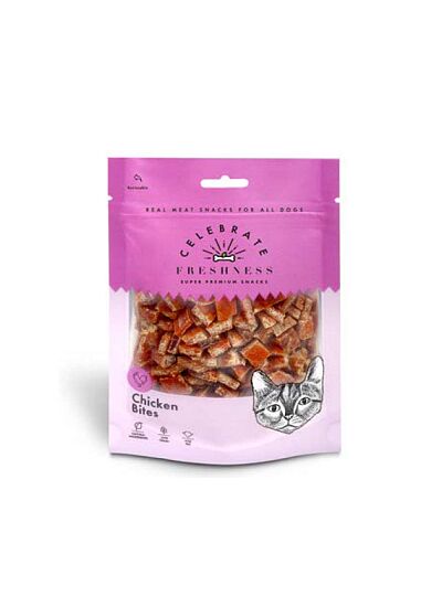 Celebrate Freshness Chicken Bites Λιχουδιές για Γάτες 50gr