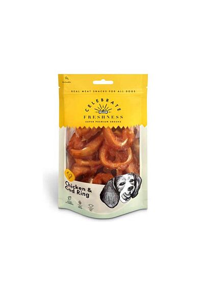 Celebrate Freshness Chicken & Cod Ring Λιχουδιές για Σκύλους 100gr