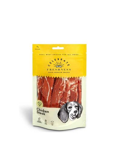 Celebrate Freshness Chicken Steak Λιχουδιές για Σκύλους 100gr