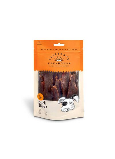 Celebrate Freshness Duck Slices Λιχουδιές για Σκύλους 100gr
