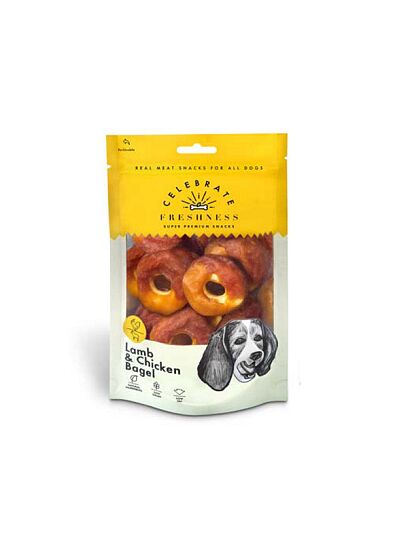 Celebrate Freshness Lamb & Chicken Bagel Λιχουδιές για Σκύλους 100gr
