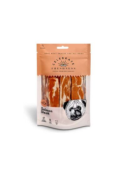 Celebrate Freshness Salmon Steak Λιχουδιές για Σκύλους 100gr