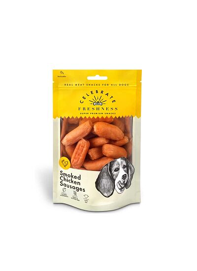 Celebrate Freshness Smoked Chicken Sausages Λιχουδιές για Σκύλους 100gr