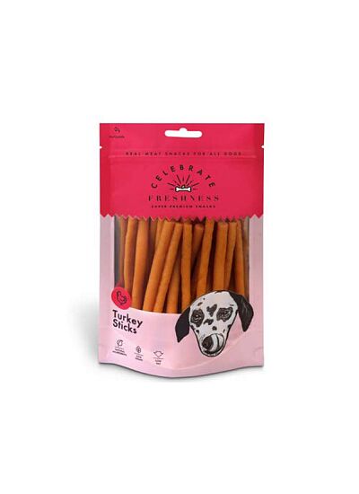 Celebrate Freshness Turkey Sticks Λιχουδιές για Σκύλους 100gr
