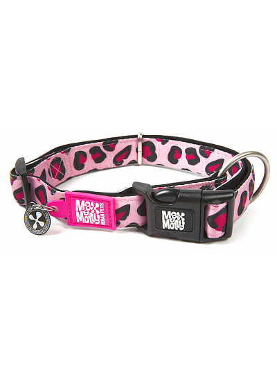 Max & Molly Περιλαίμιο Smart ID Collar Leopard Pink