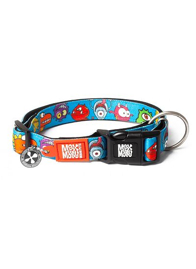 Max & Molly Περιλαίμιο Smart ID Collar Little Monsters/L