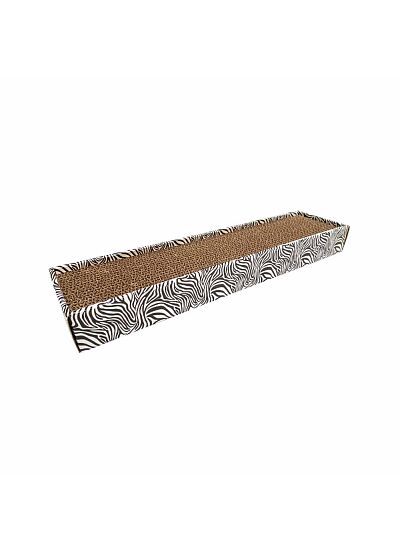 Croci Homedecor Animalier Ονυχοδρόμιο από Χαρτόνι   Zebra (48x12,5x5 cm)