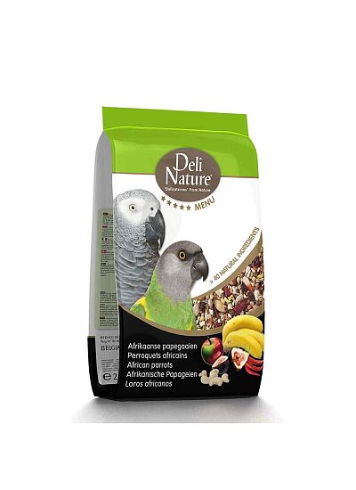 Deli Nature 5* Menu African Parrots Μείγμα για Αφρικανικούς Παπαγάλους 800gr