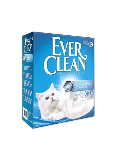 Ever Clean Extra Strong Clumping Unscented Συγκολλητική Άμμος για Γάτες 10lt