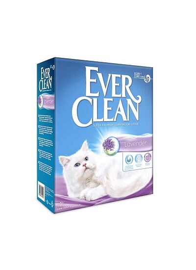 Ever Clean Lavender Συγκολλητική Άμμος για Γάτες 10lt