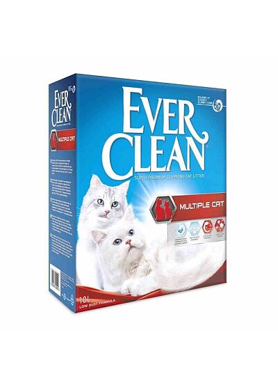 Ever Clean Multiple Cat Συγκολλητική Άμμος για Γάτες 10lt