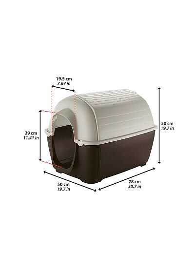 Ferplast Kenny No.1 Σπιτάκι για Σκύλους (78x50x50 cm)