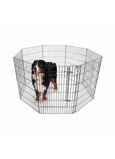 Glee Μεταλλικό Πάρκο Περιορισμού με Δίχτυ Οροφής Medium (76x76 cm, 8 τμχ)