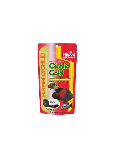 Hikari Cichlid Gold Mini Τροφή για Κιχλίδες & Τροπικά Ψάρια 250gr