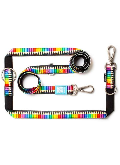 Max & Molly Οδηγός Περιπάτου Multi   Function Leash Crayons/L