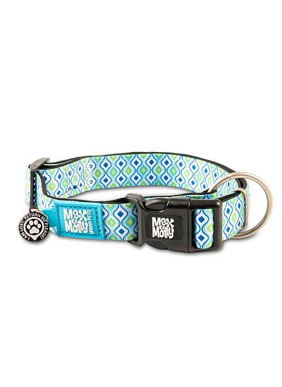 Max & Molly Περιλαίμιο Smart ID Collar Retro Blue/L