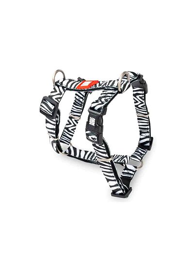 Max & Molly Επιστήθιο H   Harness Zebra/L