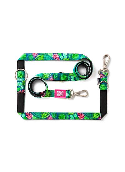 Max & Molly Οδηγός Περιπάτου Multi   Function Leash Tropical/L