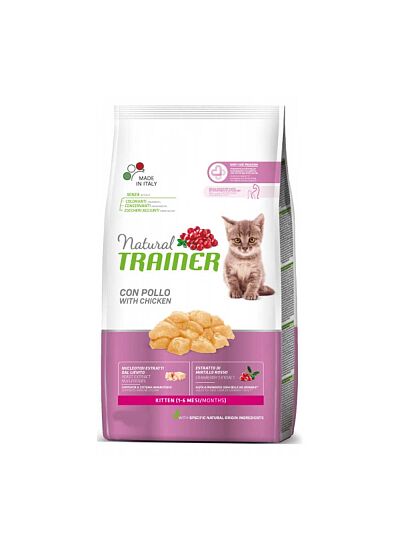 Natural Trainer Low Grain Kitten Chicken 1,5Kg