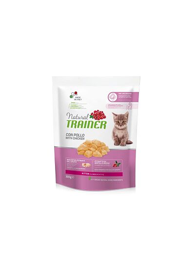 Natural Trainer Low Grain Kitten Chicken 300gr