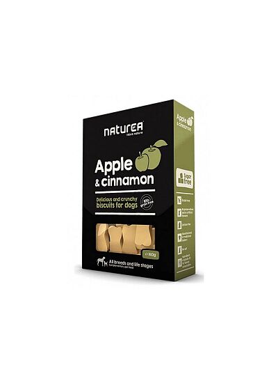 Naturea Μπισκότα Σκύλου Apple & Cinnamon 140gr