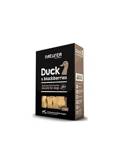 Naturea Μπισκότα Σκύλου Duck & Blackberries 140gr