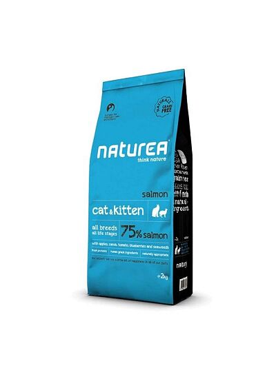 Naturea Naturals Cat & Kitten Salmon 2Kg
