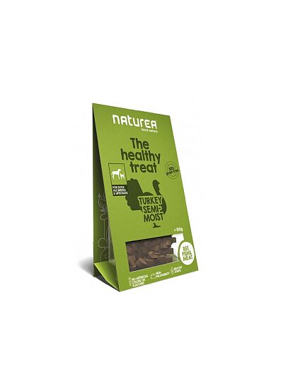 Naturea Semi   Moist Snack Σκύλου Turkey 100gr