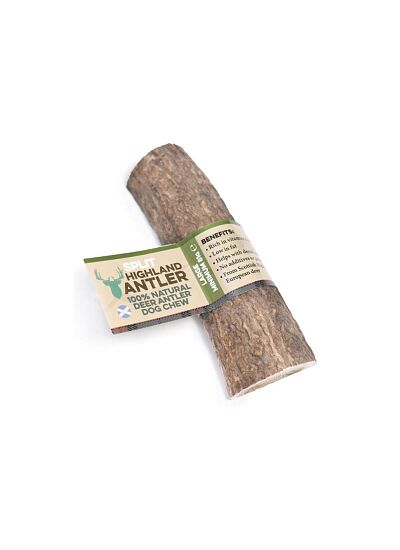 Nova Dog Highland Antler Chews Φυσικό Split Κέρατο Ελαφιού για Σκύλους (81 120gr)/Large