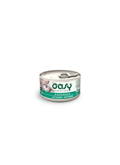Oasy Grain Free Cat Adult Mousse Κουνέλι 85gr