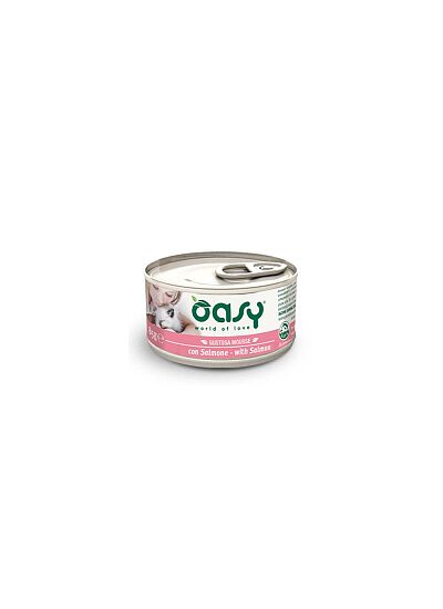 Oasy Grain Free Cat Adult Mousse Σολομός 85gr
