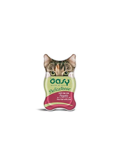 Oasy Delicatesse Cat Adult Πατέ Συκώτι 85gr