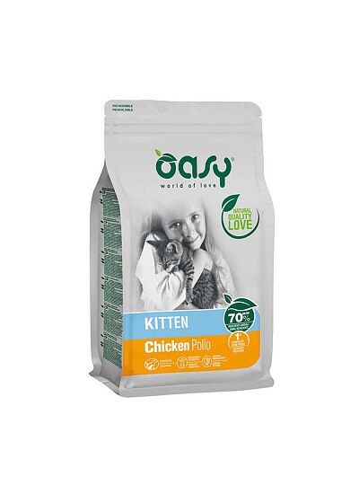 Oasy Low Grain Kitten Chicken 1,5Kg