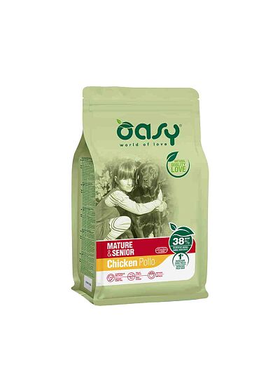 Oasy Adult All Breeds Mature & Senior Chicken 12Kg