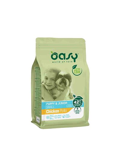 Oasy Puppy & Junior Small Breeds Chicken 1Kg