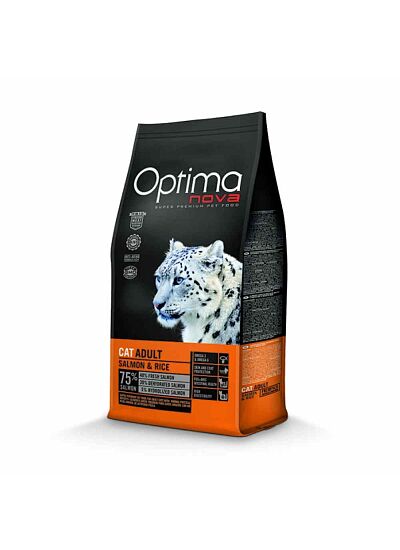 Optima Nova Low Grain Cat Adult Salmon & Rice 2Kg