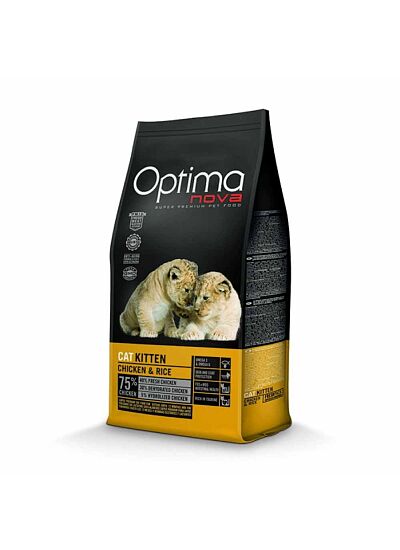 Optima Nova Low Grain Kitten Chicken & Rice 2Kg